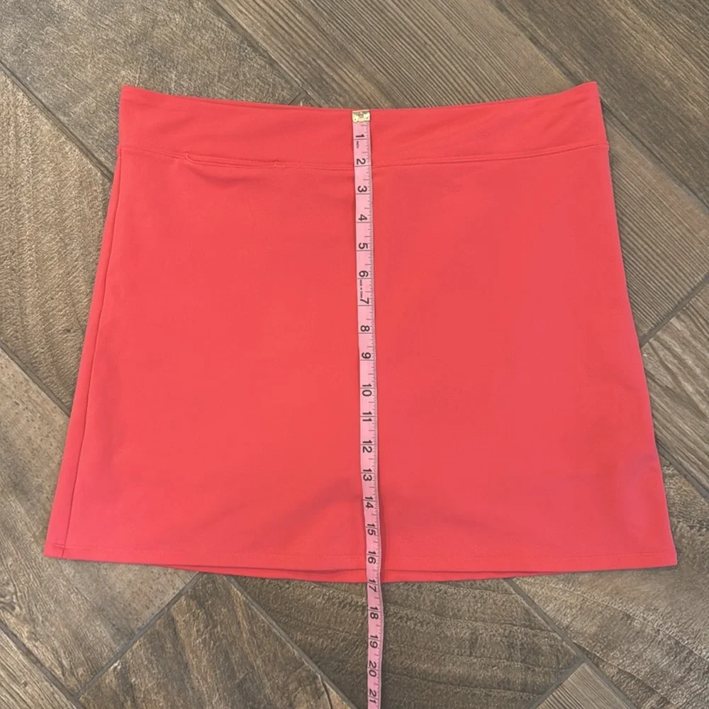 Adidas Climalite Golf Skort Women’s 10 Coral Pink Tennis Pickleball Athletic